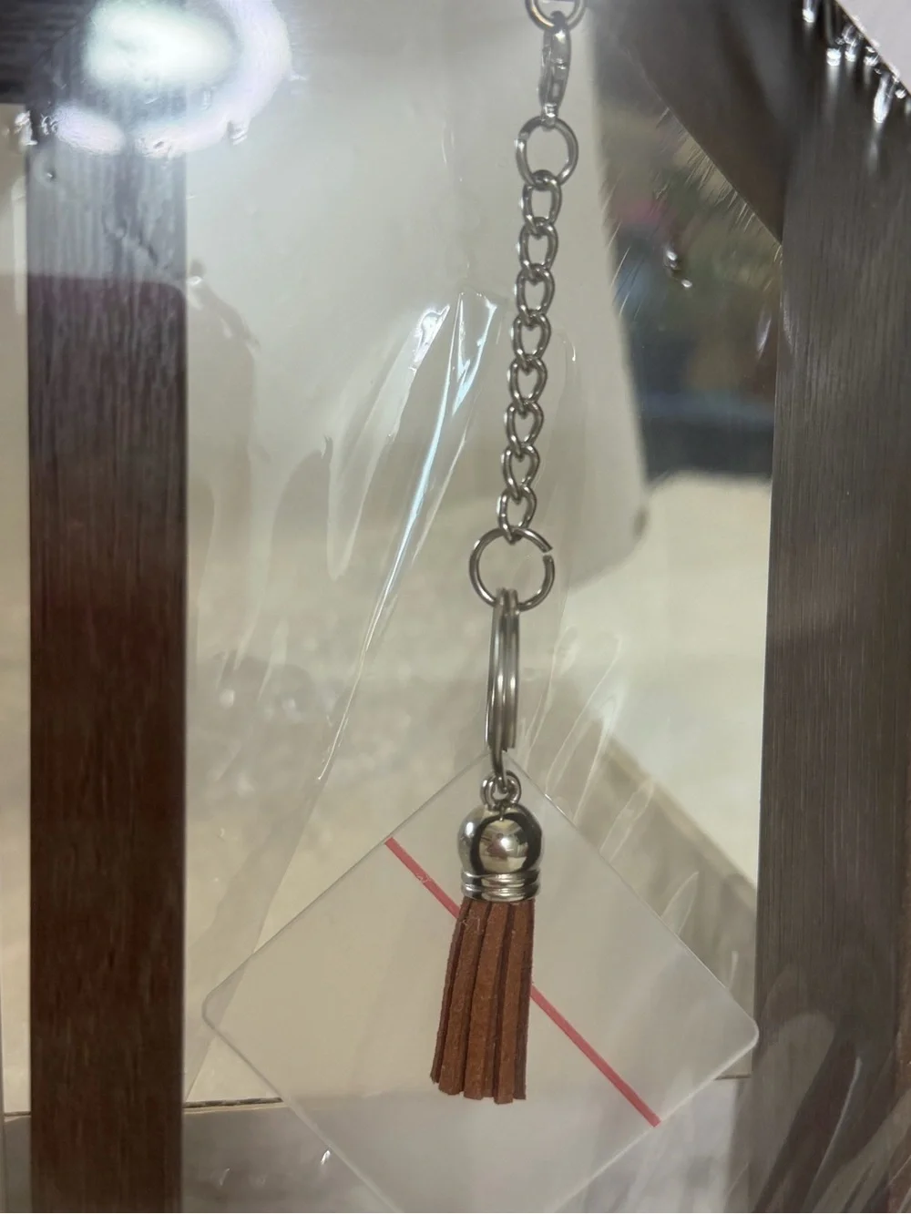 Woodgrain Photo Frame with Brown Finish